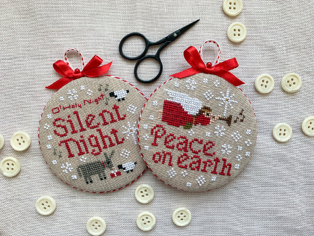 Joyful Christmas Ornaments 2024 - Cross Stitch Pattern