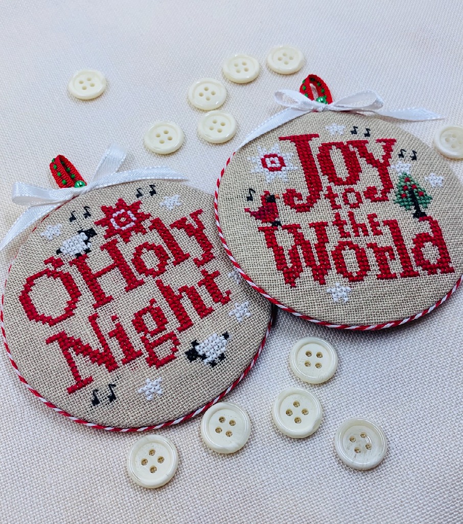 Joyful Christmas Ornaments 2025 - Cross Stitch Pattern