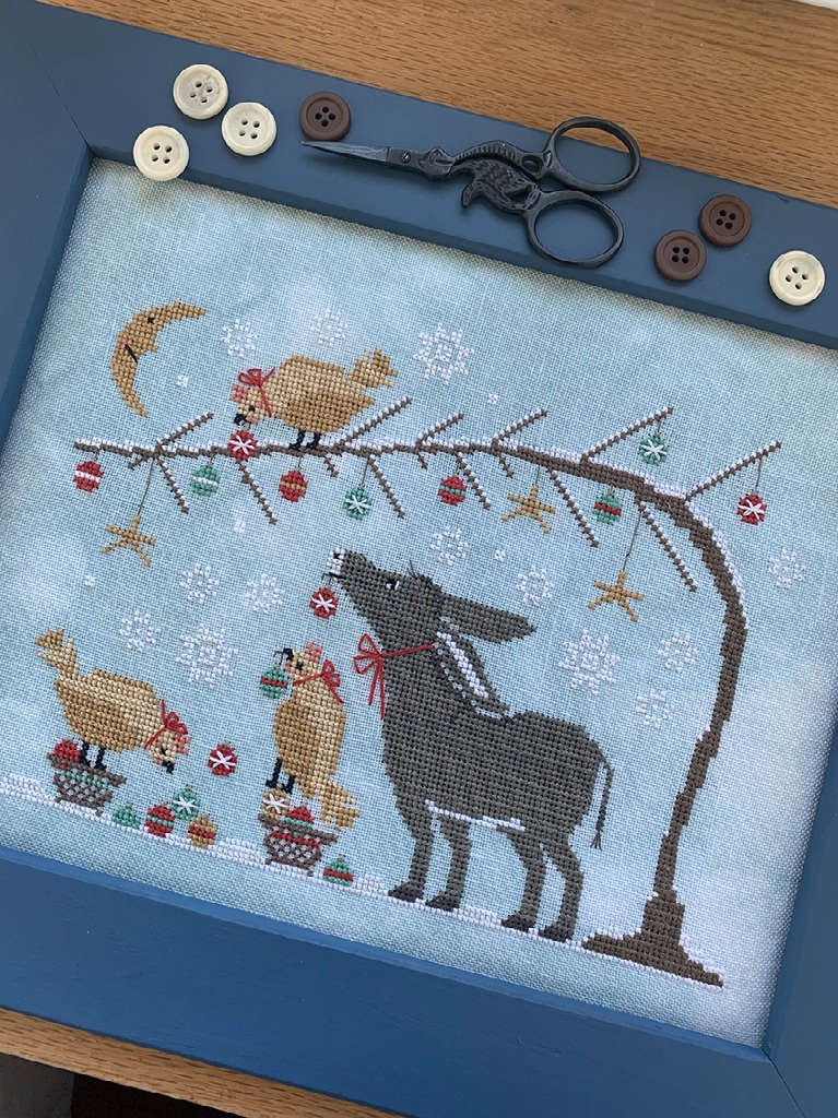 Chicken and Waffles - Christmas Cross Stitch Pattern