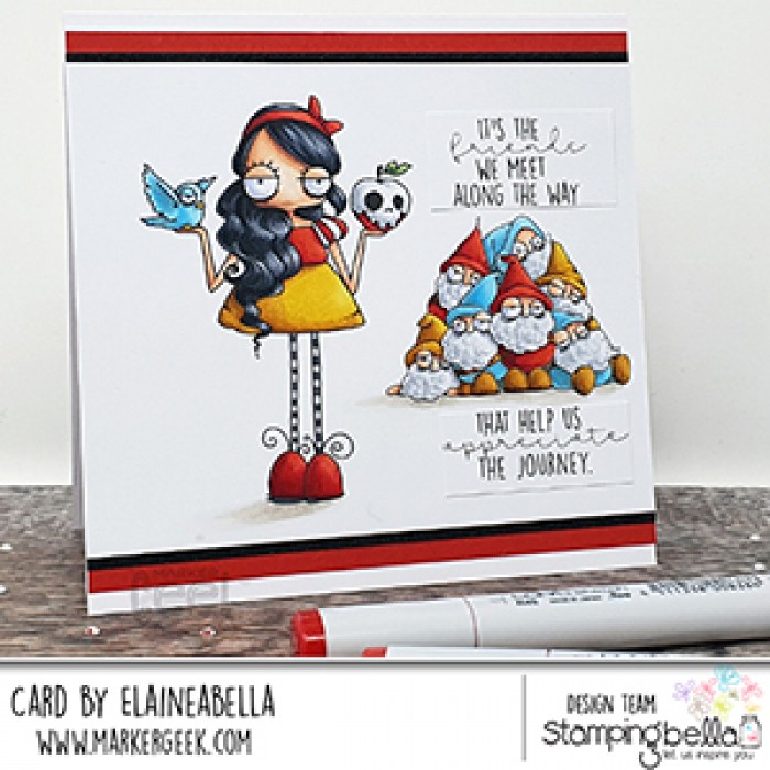 Oddball Snow White - Cling Stamp