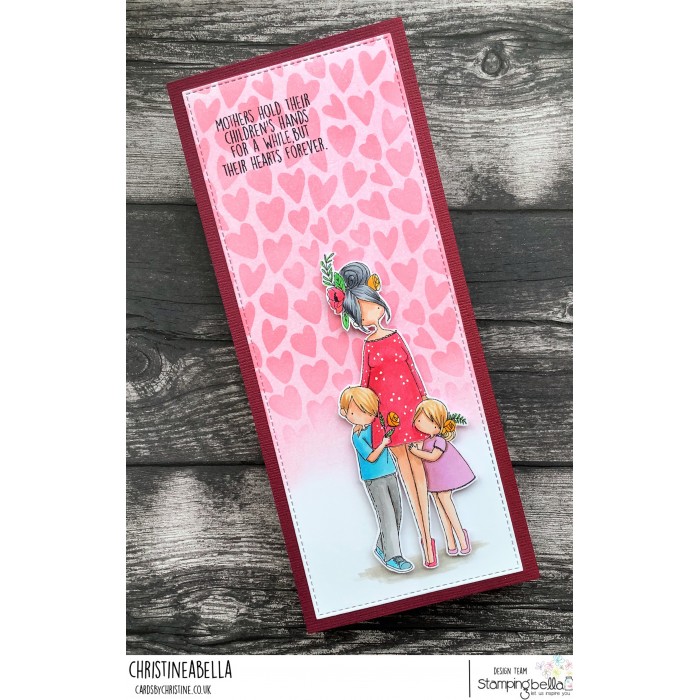 Curvy Girl Mom - Cling Stamp