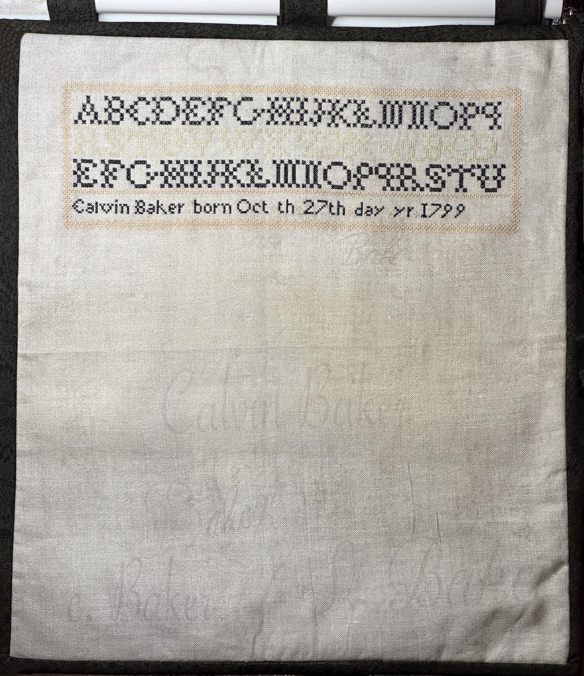 Calvin Baker - Cross Stitch Pattern