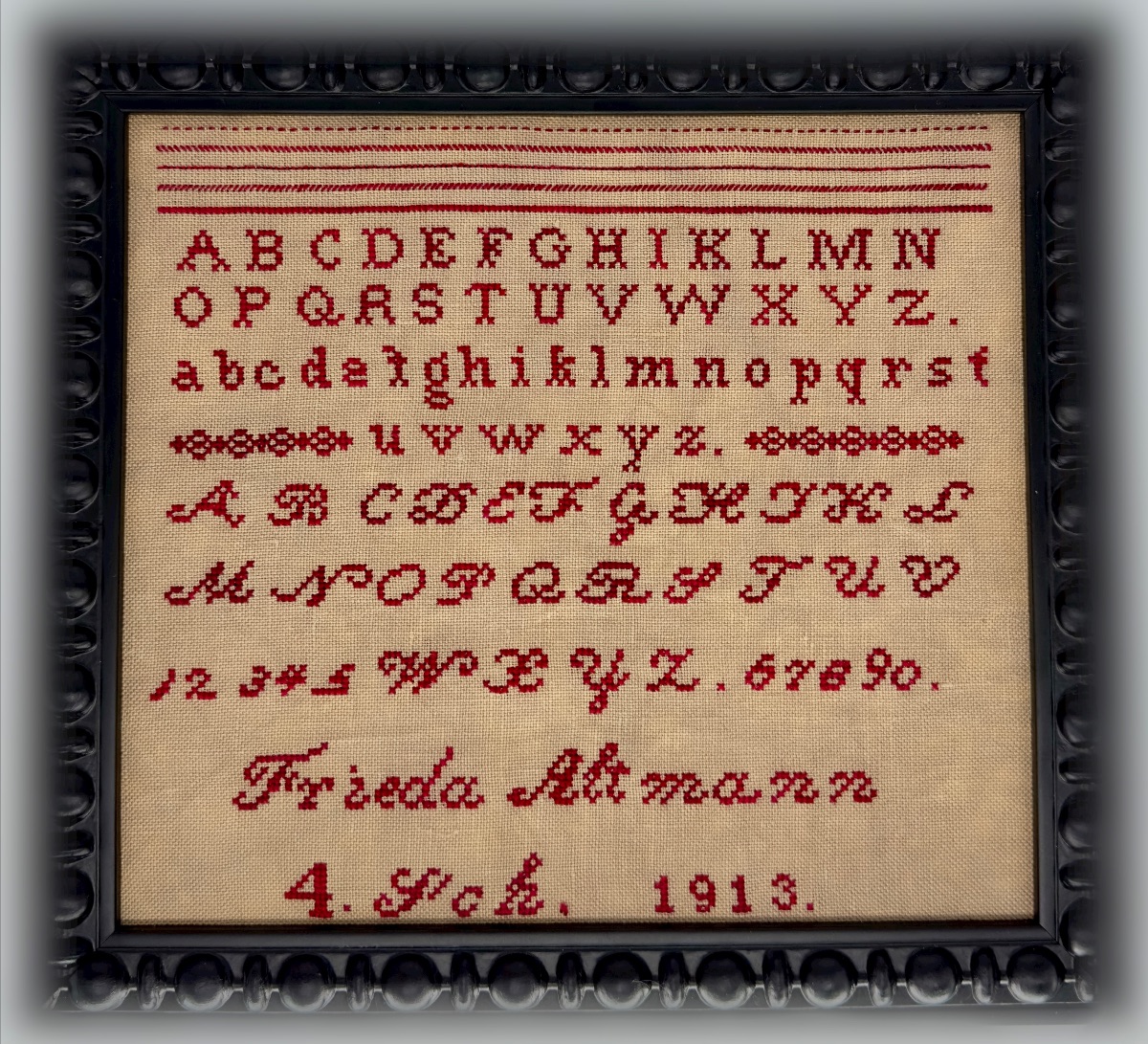 Frieda Altmann 1913 - Cross Stitch Pattern