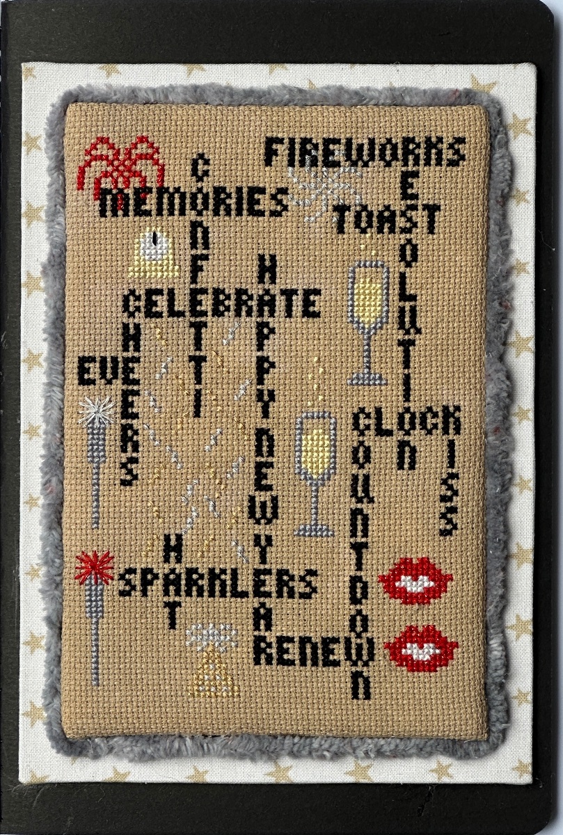 Words to Live By- Happy New Year - Cross Stitch Pattern