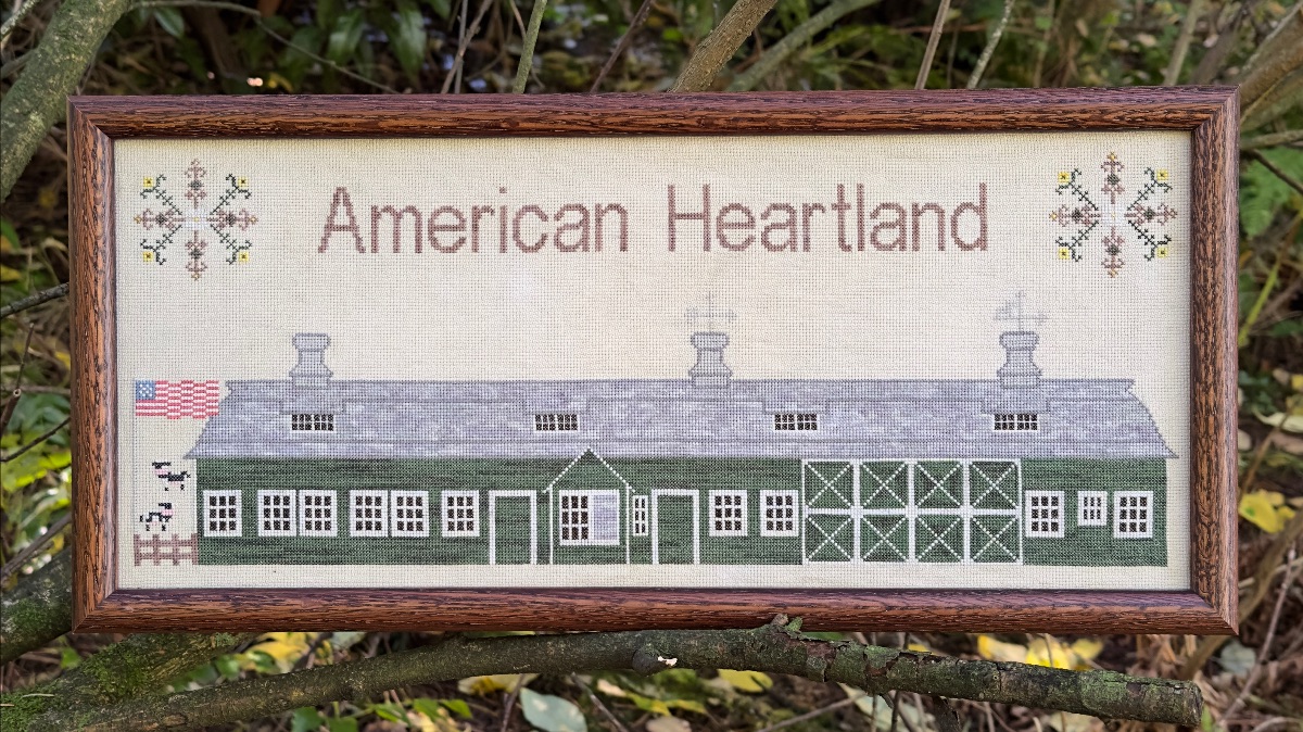 Old Green Barn - Cross Stitch Pattern