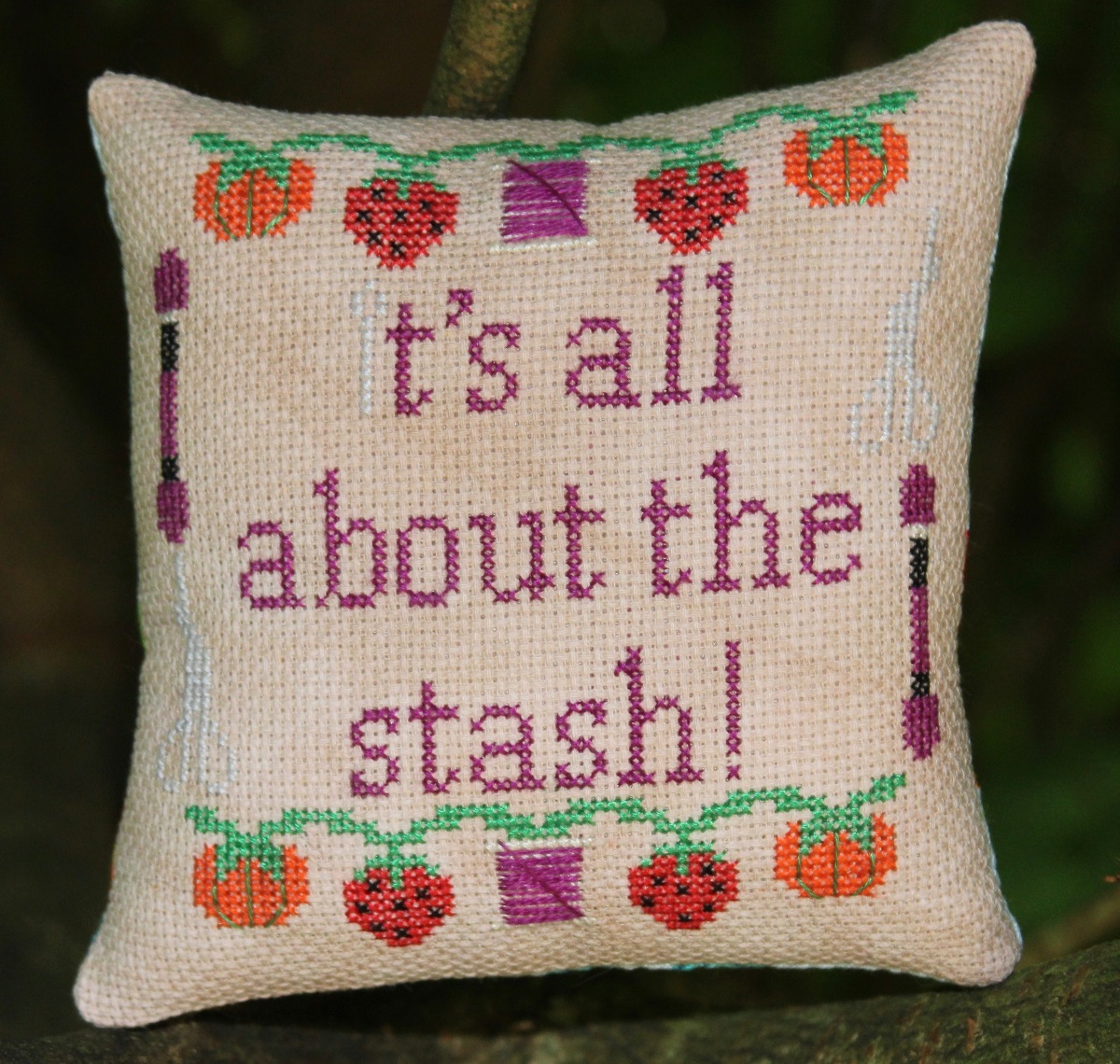It's All About the Stash - Cross Stitch Pattern