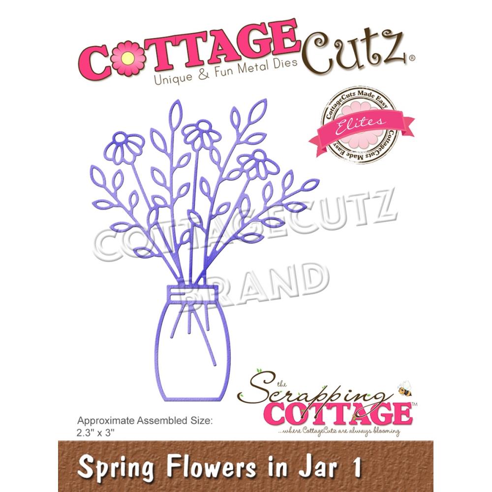 Spring Flowers In Jar 1 - Craft Die