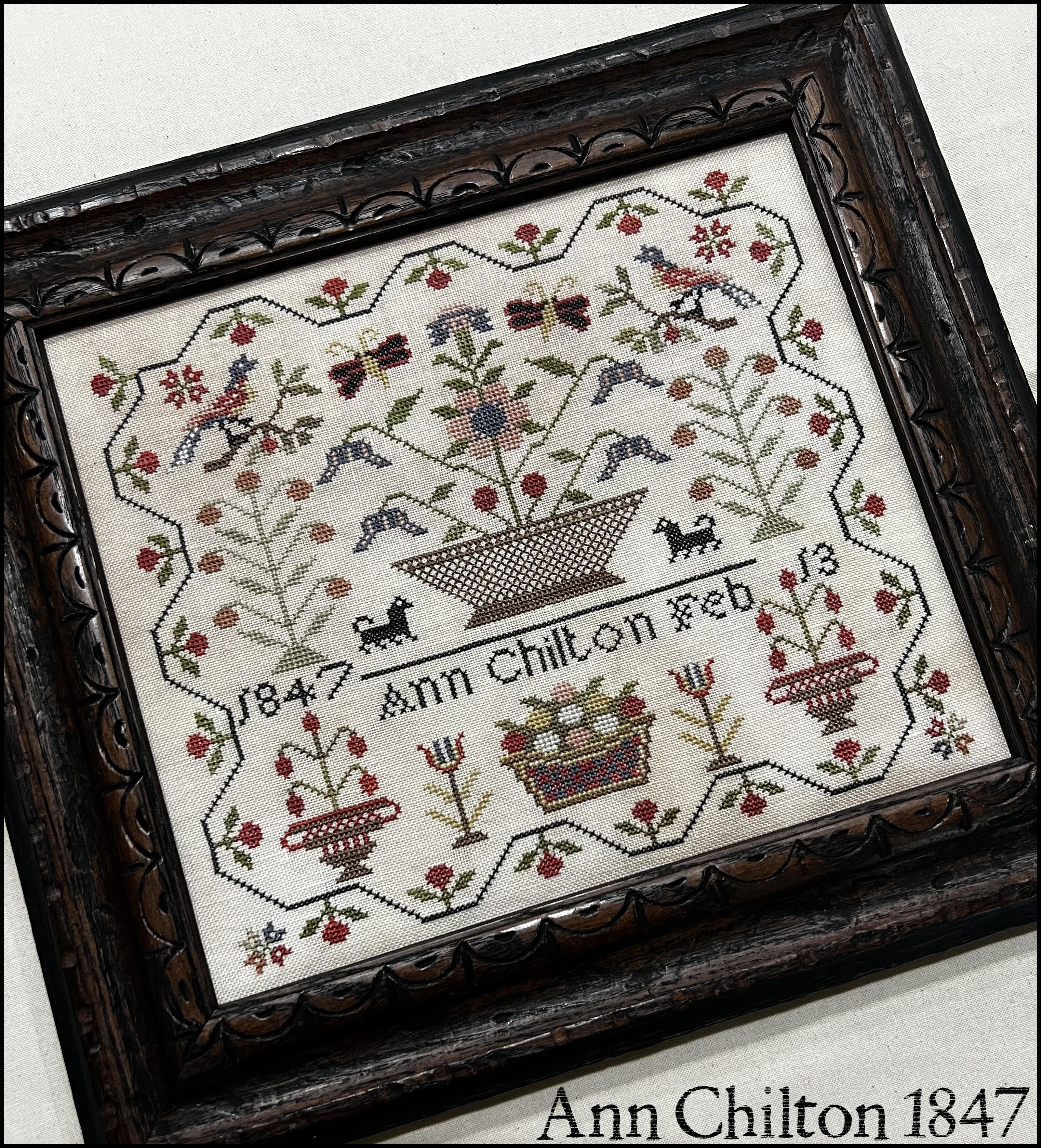 Ann Chilton 1847 - Cross Stitch Pattern