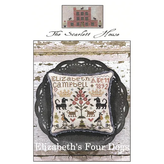 Elizabeth's Four Dogs - Cross Stitch Pattern