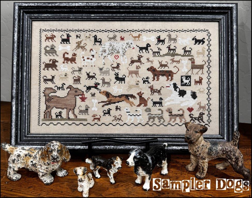 Sampler Dogs - Cross Stitch Pattern
