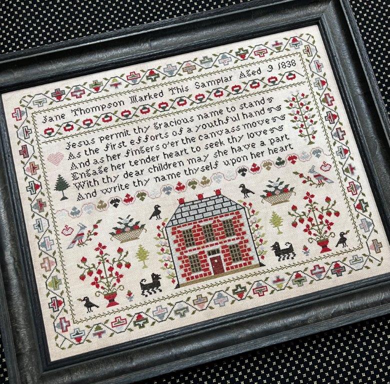 Jane Thompson 1838 - Cross Stitch Pattern