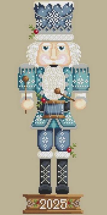 2025 Nutcracker - Christmas Cross Stitch Pattern