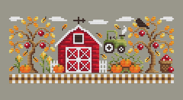 Autumn Farm - Cross Stitch Pattern