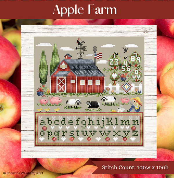 Apple Farm - Cross Stitch Pattern
