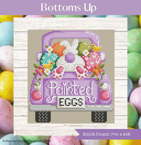 Bottoms Up - Easter Cross Stitch Pattern