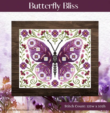 Butterfly Bliss - Cross Stitch Pattern