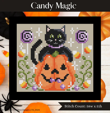 Candy Magic - Halloween Cross Stitch Pattern
