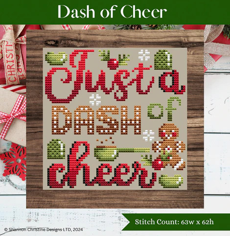 Dash of Cheer - Christmas Cross Stitch Pattern