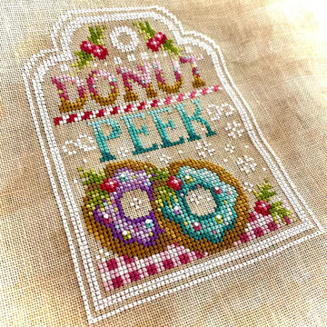 Donut Peek - Cross Stitch Pattern