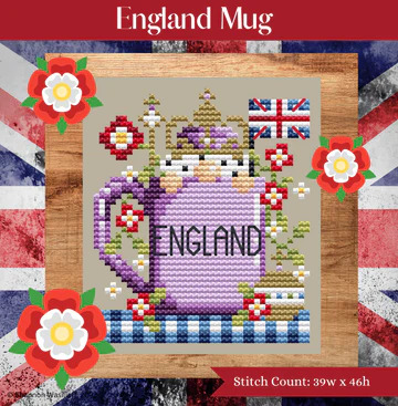 England Mug - Cross Stitch Pattern