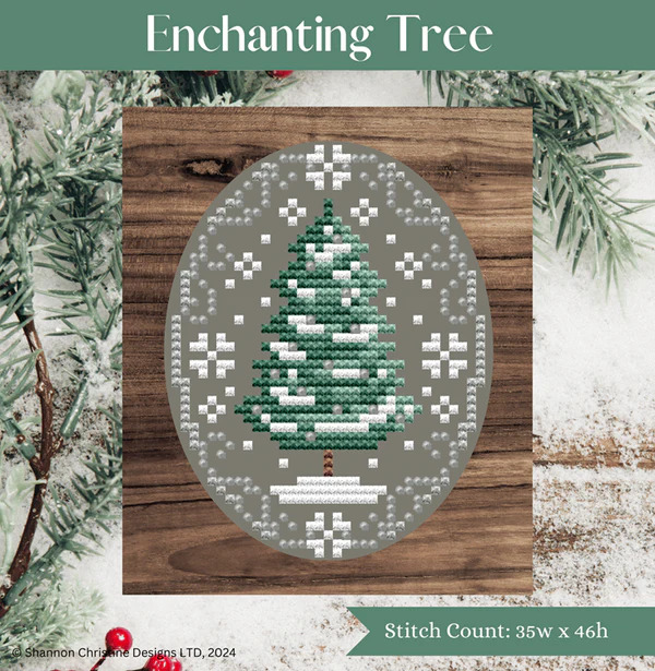 Enchanting Tree - Christmas Cross Stitch Pattern