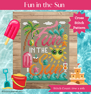 Fun in the Sun - Cross Stitch Pattern