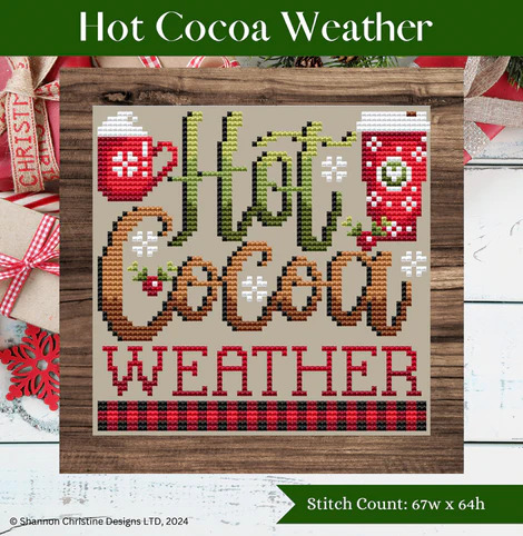 Hot Cocoa Weather - Christmas Cross Stitch Pattern