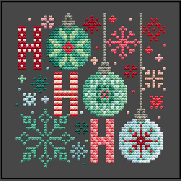 Ho Ho Ho - Cross Stitch Pattern