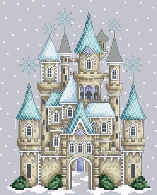 Ice Castle - Cross Stitch Pattern