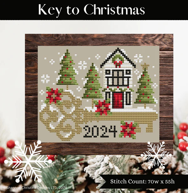 Key to Christmas - Cross Stitch Pattern