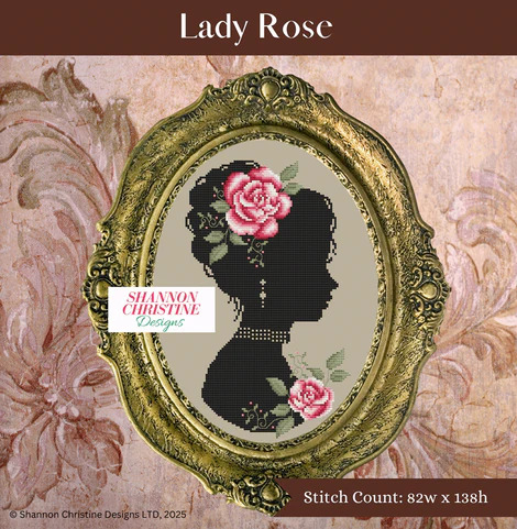 Lady Rose - Cross Stitch Pattern