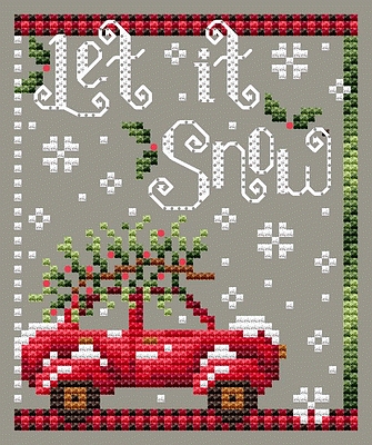 Let it Snow - Cross Stitch Pattern