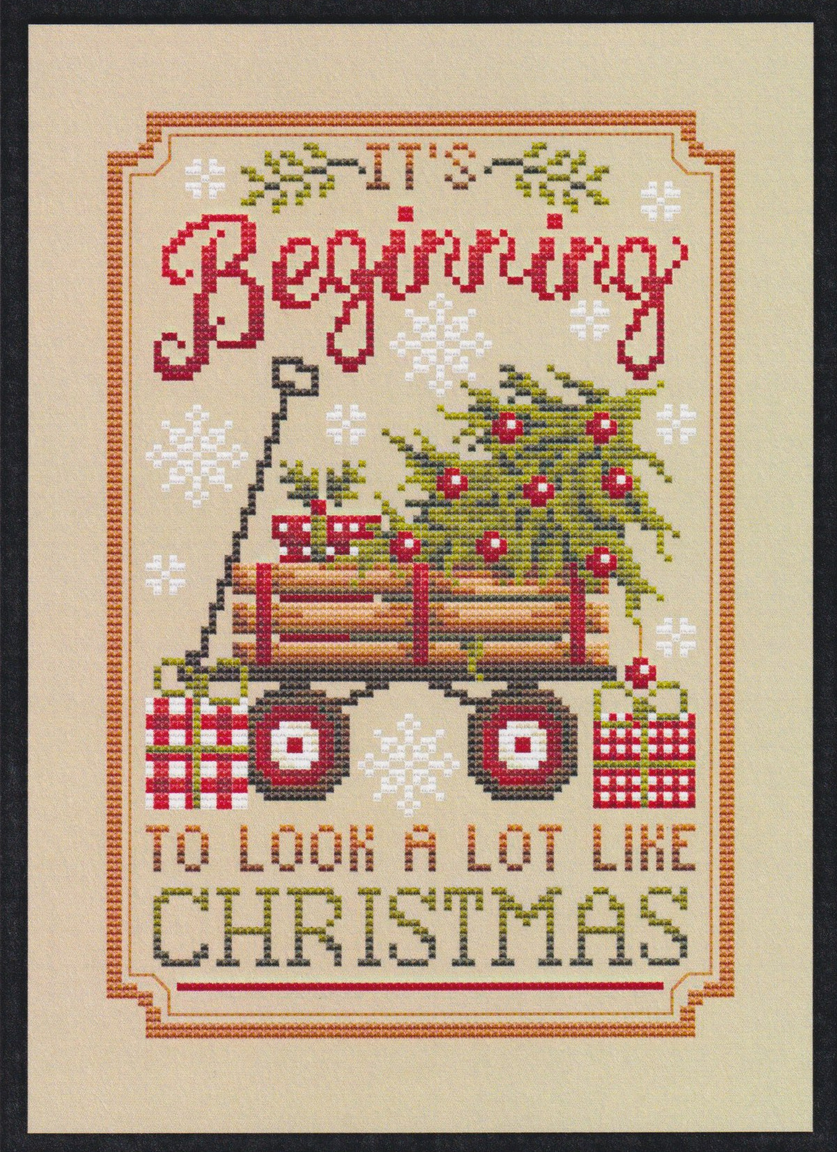 Looks Like Christmas - Cross Stitch Pattern