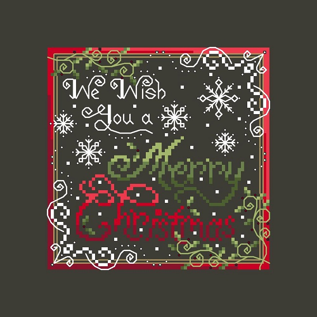 Merry Christmas - Cross Stitch Pattern