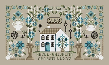 Morning Glory Manor - Cross Stitch Pattern