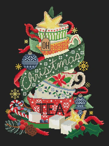 Oh Christmas Tea - Cross Stitch Pattern