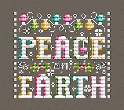 Peace On Earth - Cross Stitch Pattern