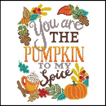 Pumpkin to My Spice - Cross Stitch Pattern