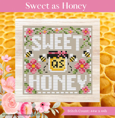 Sweet As Honey - Cross Stitch Pattern