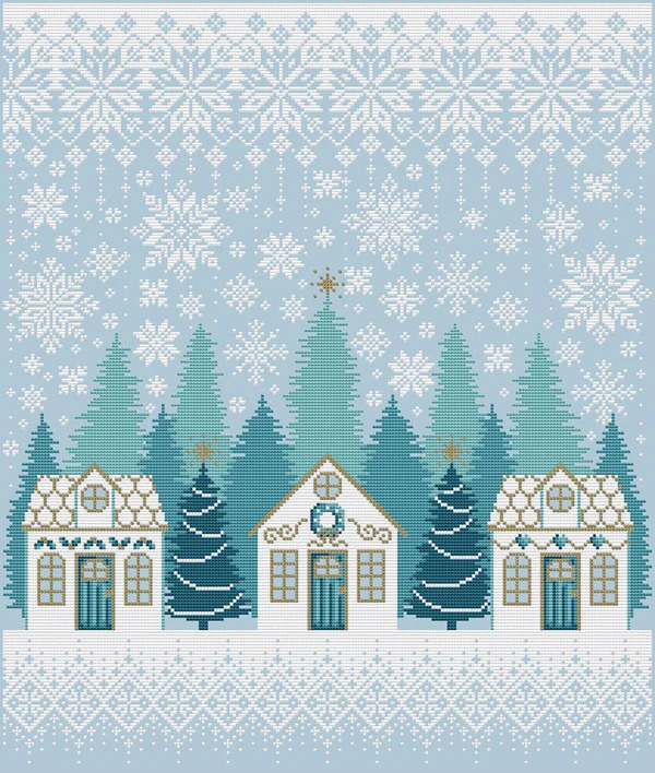 Snow Day - Winter Cross Stitch Pattern
