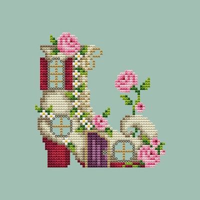 Shoe House - Cross Stitch Pattern