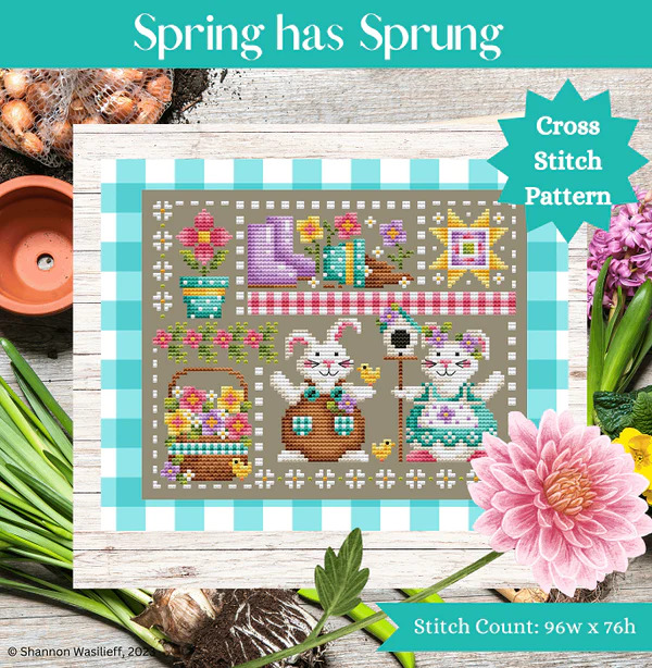 Spring Has Sprung - Cross Stitch Pattern