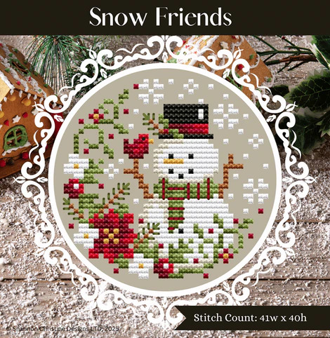 Snow Friends - Christmas Cross Stitch Pattern