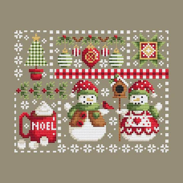 Christmas Snow Fun - Cross Stitch Pattern