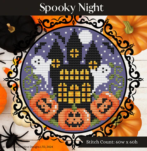Spooky Night - Halloween Cross Stitch Pattern