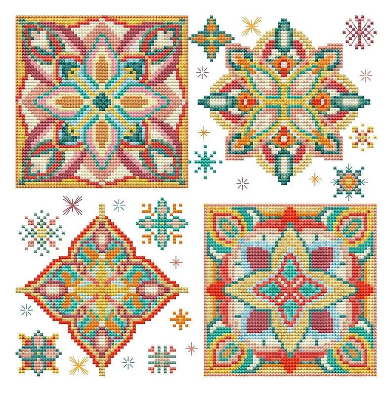 Summer Starbursts - Cross Stitch Pattern