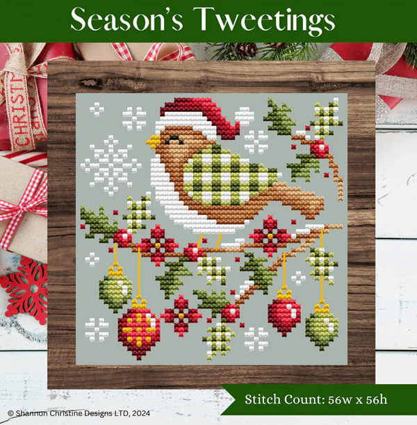 Season's Tweetings - Christmas Cross Stitch Pattern