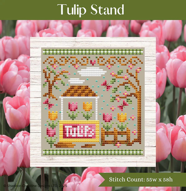 Tulip Stand - Cross Stitch Pattern
