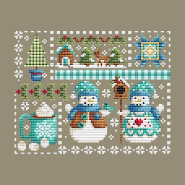 Winter Snow Fun - Cross Stitch Pattern