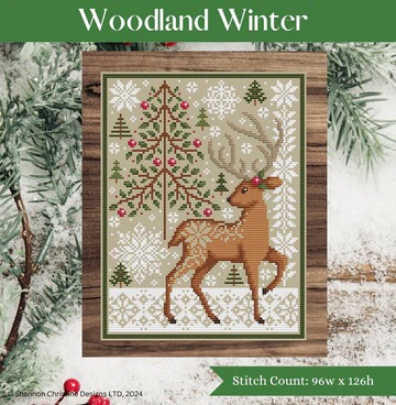 Woodland Winter - Christmas Cross Stitch Pattern